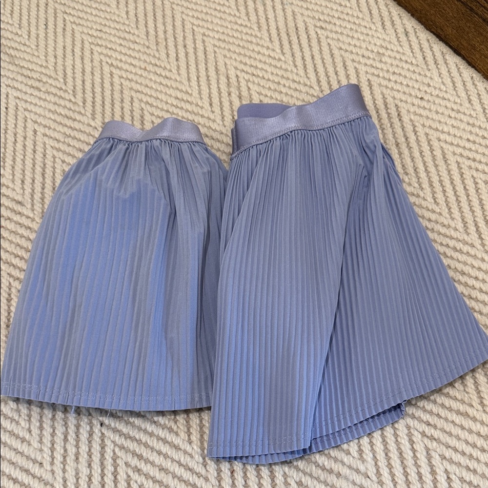 Girls lilac Pleated skorts